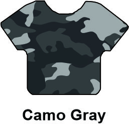 HTV Pattern Camo Gray 12"X18" Sheet - VEP-CAMOGRAY-SHT